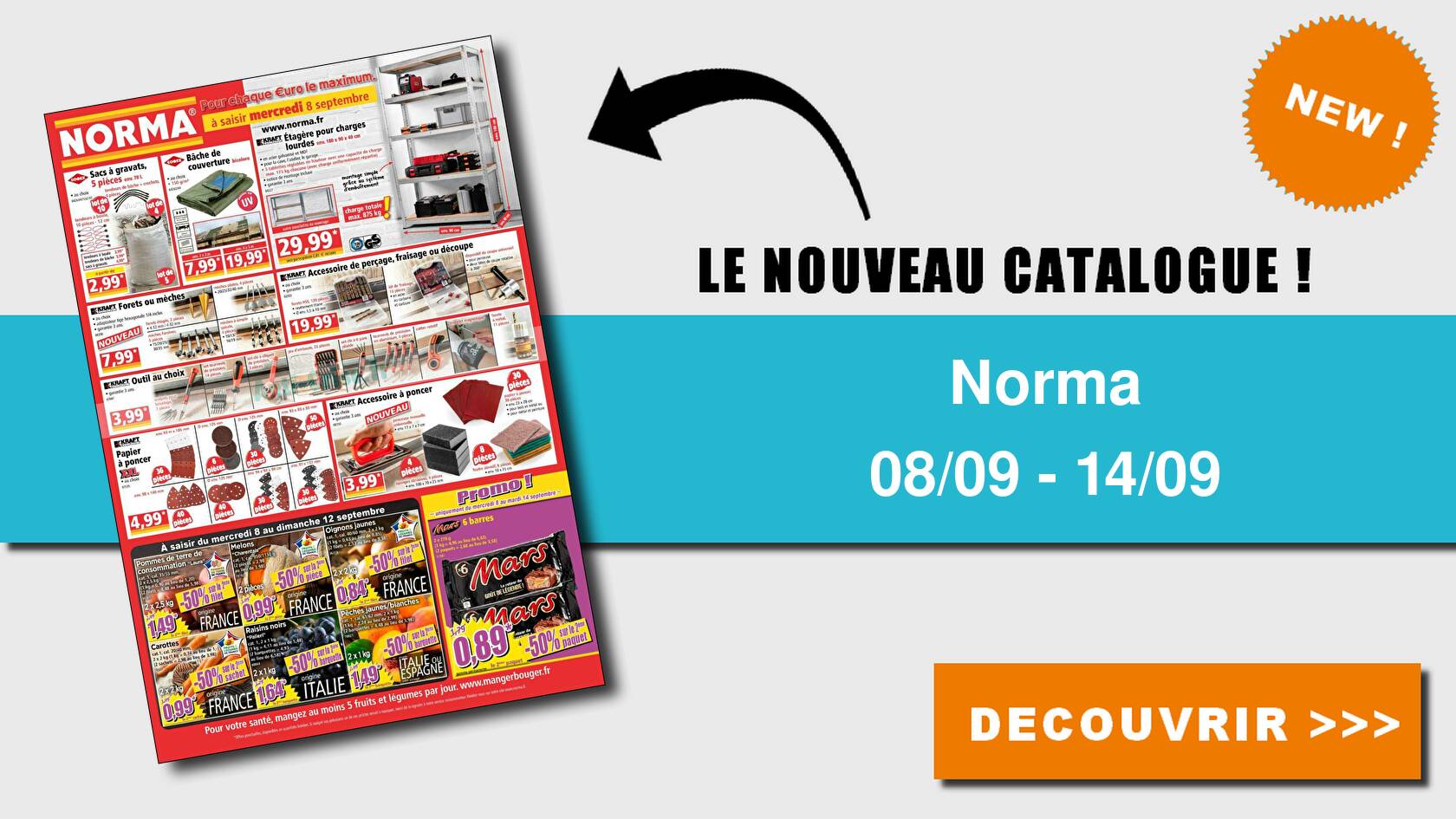 Anti-crise.fr | Catalogue Norma du 08 au 14 septembre 2021NORMA : le