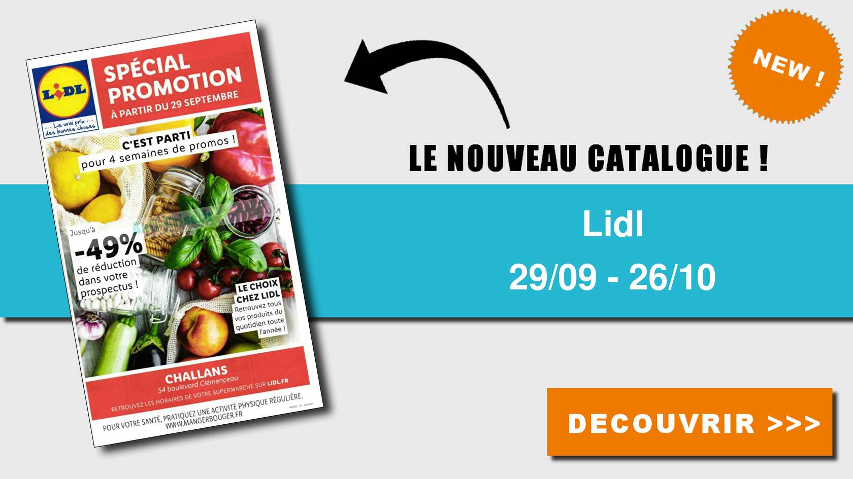 Anticrise.fr Catalogue Lidl du 29 septembre au 26 octobre 2021