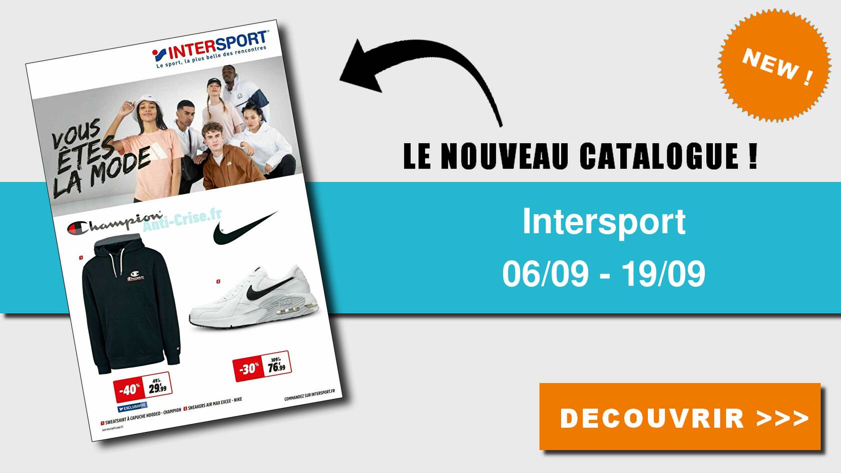 Anti-crise.fr | Catalogue Intersport Du 06 Au 19 Septembre ...