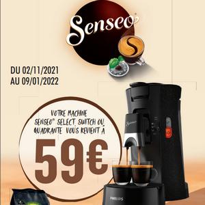 Cette célèbre machine à café Senseo est en promotion chez  : 35 % de  réduction immédiate