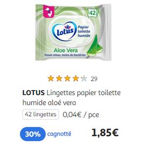 papier toilette humide - Lotus - 42