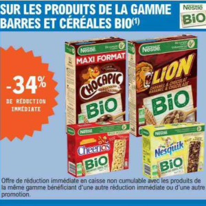 E.Leclerc Vouziers - Entre les jolis bols d'Apolline (cf la publi d'hier)  et Sylvie qui vous propose 30% de réduction sur la gamme céréales, barres  céréales et poudres chocolatées Nesquik, on ne