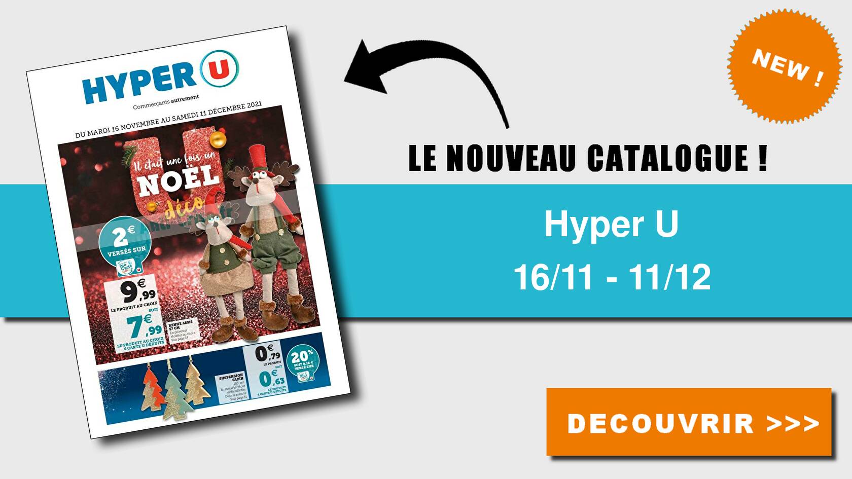 Anti-crise.fr | Catalogue Hyper U du 16 novembre au 11 décembre 2021