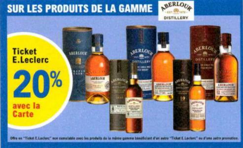 Scotch Whisky ABERLOUR 14 Ans chez Leclerc (14/12