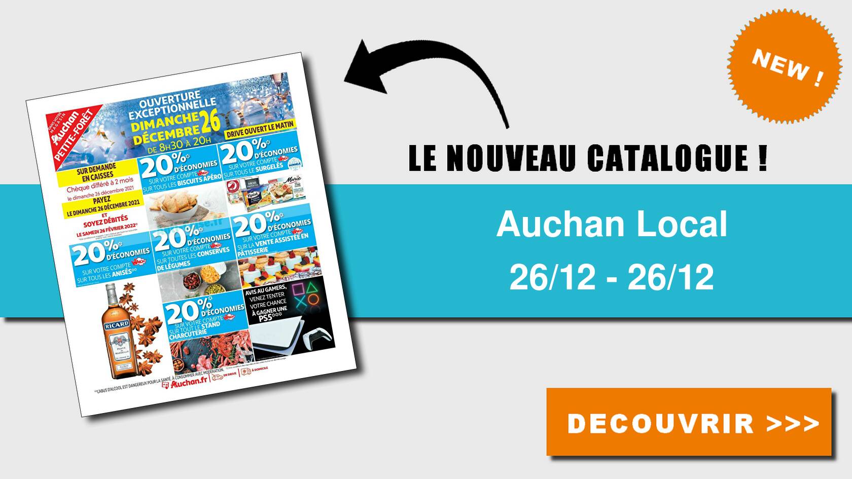 Anti-crise.fr | Catalogue Auchan Local du 26 décembre 2021 (Petite