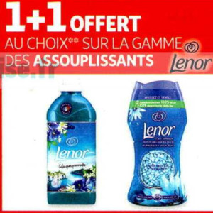 Adoucissant ou Parfum de Linge Lenor chez Auchan