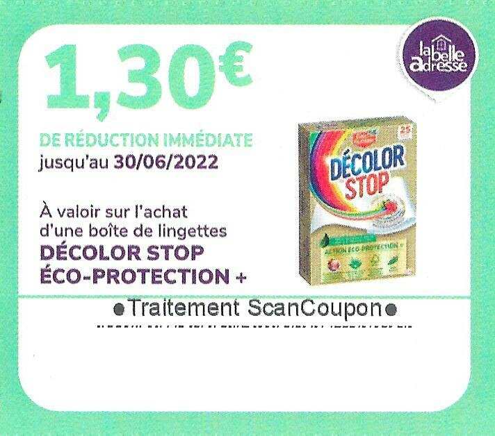 Lingettes Anti-Décoloration Action Complete + Decolor Stop  partoutLingettes Anti-Décoloration Action Complete + Decolor Stop partout -  Catalogues Promos & Bons Plans, ECONOMISEZ ! 