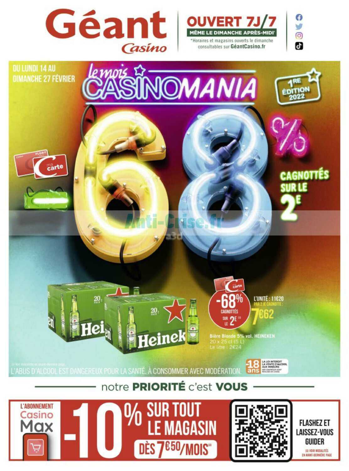 Puissance 4 Géant Casino ᐅ Promos et prix dans le catalogue de la