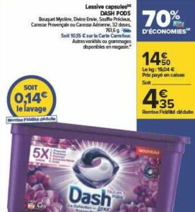 Lessive Dash All-in-1 Pods chez Carrefour (26/04 – 09/05)Lessive  Dash All-in-1 Pods chez Carrefour (26/04 - 09/05) - Catalogues Promos &  Bons Plans, ECONOMISEZ ! 