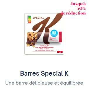 Shopmium  Barres Special K PROTEIN