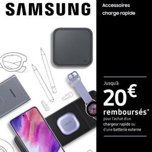 Offre de Remboursement SAMSUNG : 20€ Remboursés
