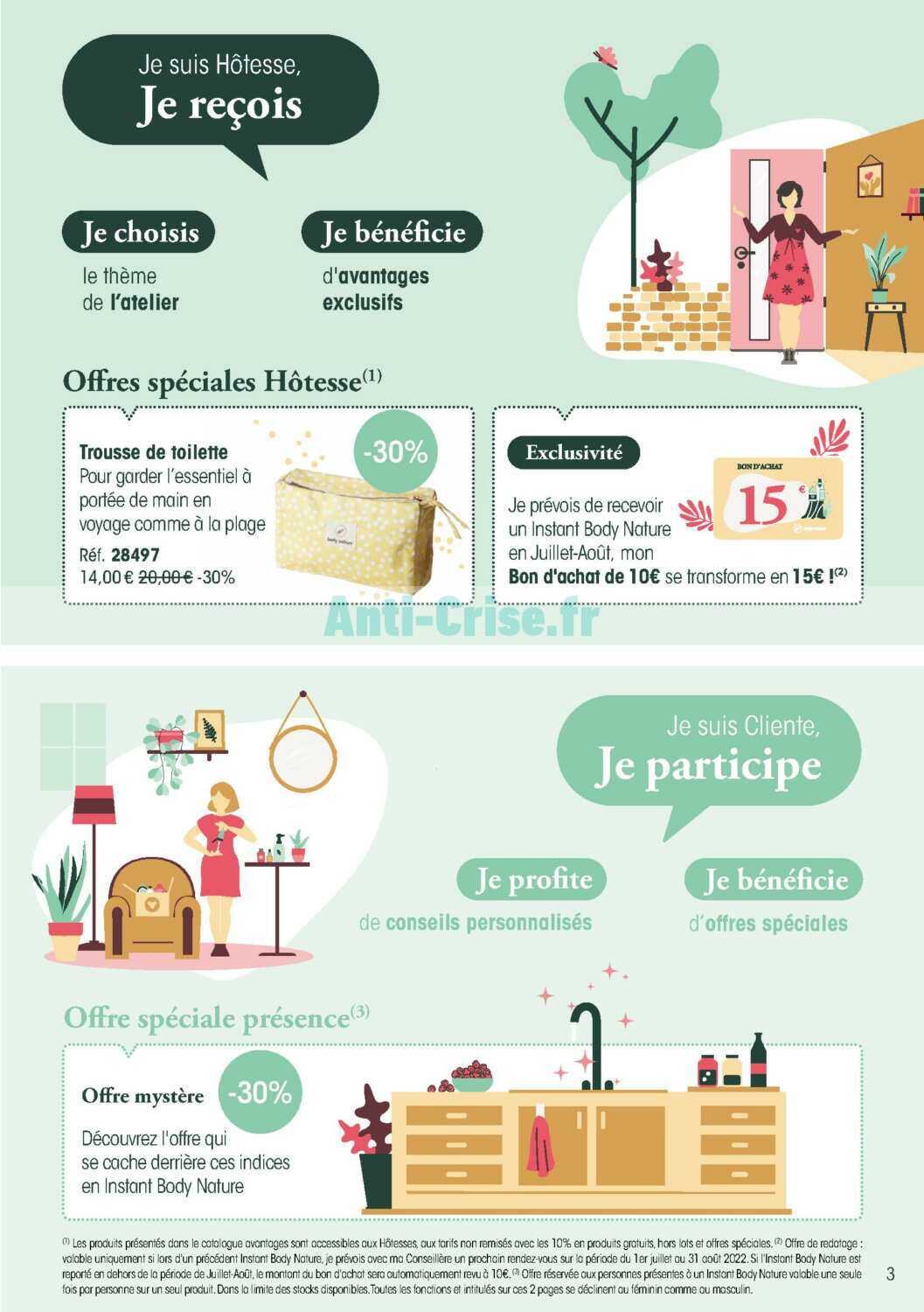 Body Nature Promo Juillet Aout 2022 Anti-crise.fr | Catalogue Body Nature du 01 juillet au 31 août 2022BODY  NATURE : le nouveau catalogue du 01 juillet au 31 août 2022 est disponible!  Voici les dernières promos à ne pas manquer.