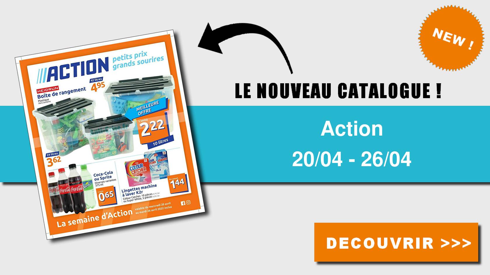 catalogue action du 20 au 26 avril 2022