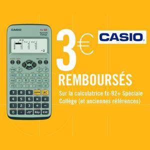 Casio FX-92 Spéciale Collège - Calculatrice scientifique spéciale