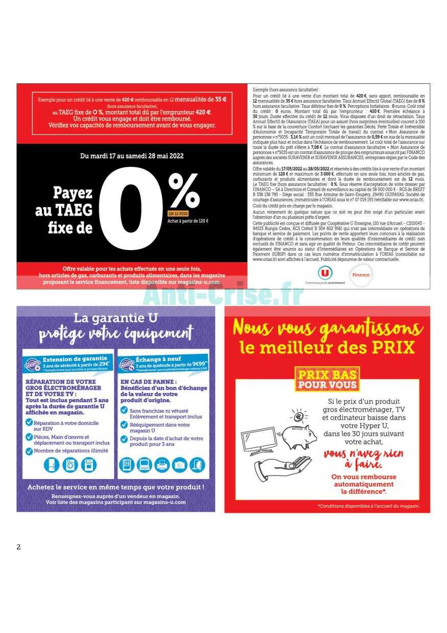 Bon De Réduction Super U à Imprimer Anti-crise.fr | Catalogue Hyper U du 17 au 28 mai 2022 (Electroménager)HYPER U : le nouveau catalogue du 17 au 28 mai 2022 est disponible! Découvrez ce qui se cache dans le dernier catalogue.