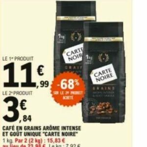 Café Carte noire grains