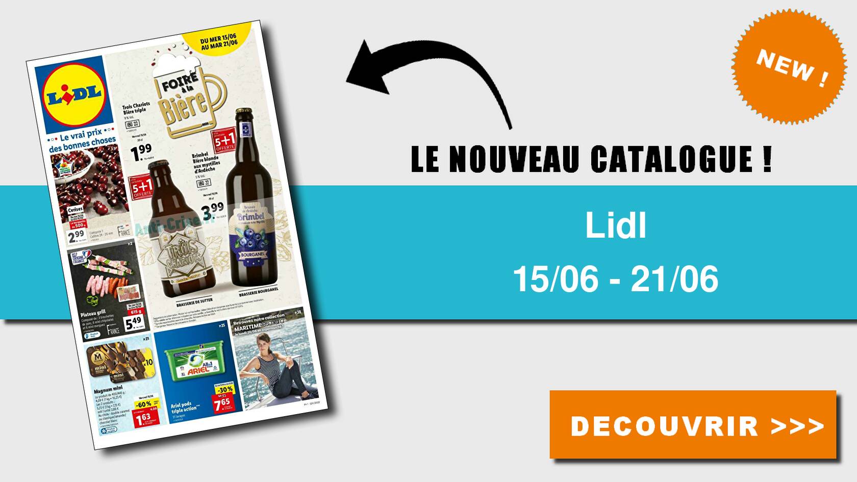 Catalogue Lidl Du 15 Juin 2022