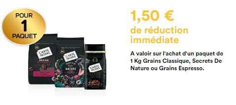 Café en grains secret de nature, Carte Noire (1 kg)
