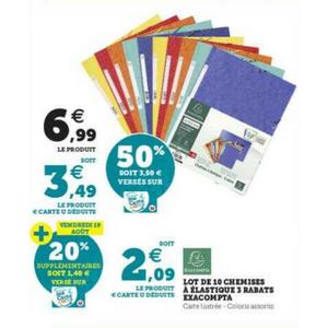 Promo Clairefontaine lot de 5 cahiers chez Carrefour Market