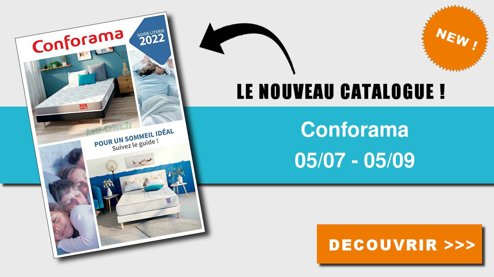 Anticrise.fr Catalogue Conforama du 05 juillet au 05 septembre