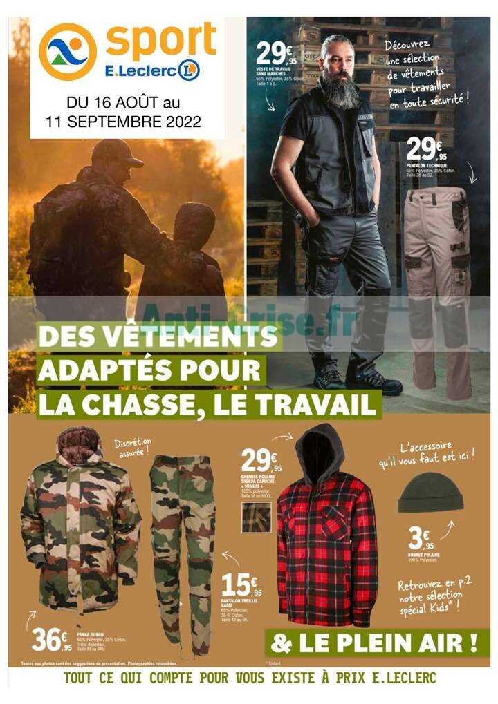 Anti crise Catalogue Leclerc Local du 16 ao t au 11 septembre