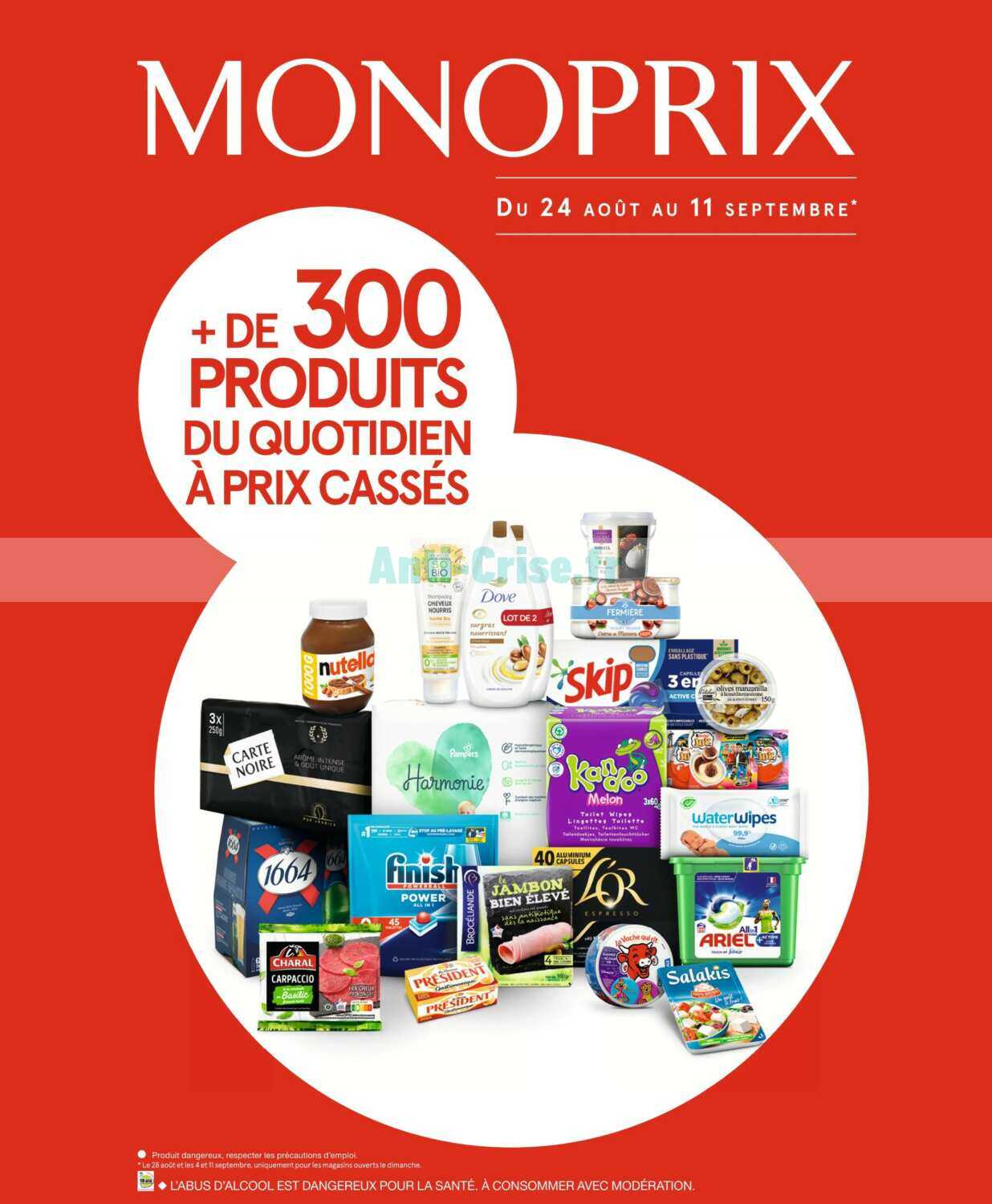 Anti-crise.fr | Catalogue Monoprix du 24 août au 11 septembre 2022MONOPRIX  : le nouveau catalogue du 24 août au 11 septembre 2022 est disponible! Les  nouvelles promos !