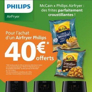 ODR] Accessoire kit de cuisson 100% remboursé pour l'achat d'un Airfryer  Philips avec un kit de cuisson –