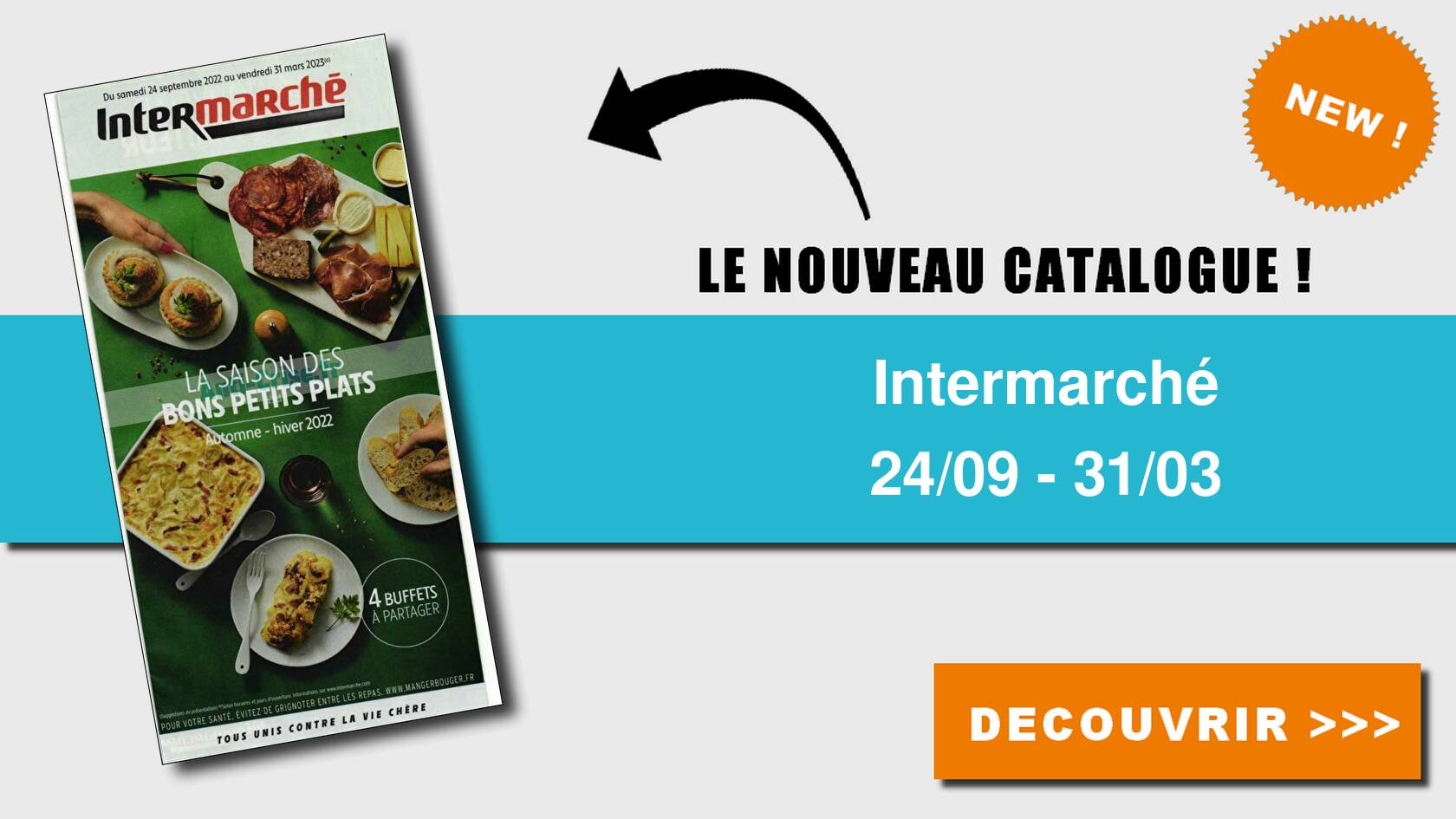 Anticrise.fr Catalogue Intermarché du 24 septembre 2022 au 31 mars 2023 (Traiteur)INTERMARCHé
