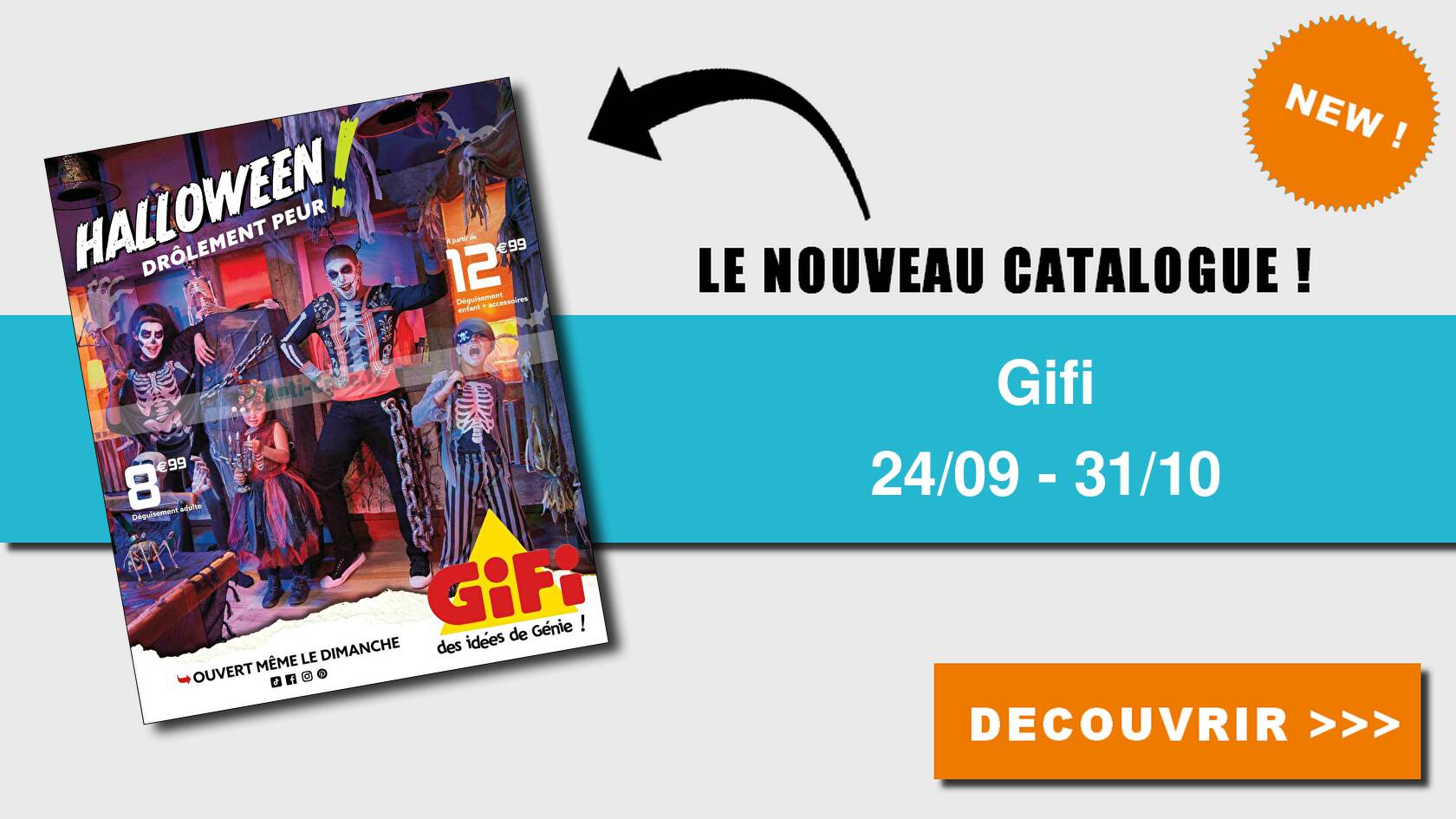 Anticrise.fr Catalogue Gifi du 24 septembre au 31 octobre 2022GIFI