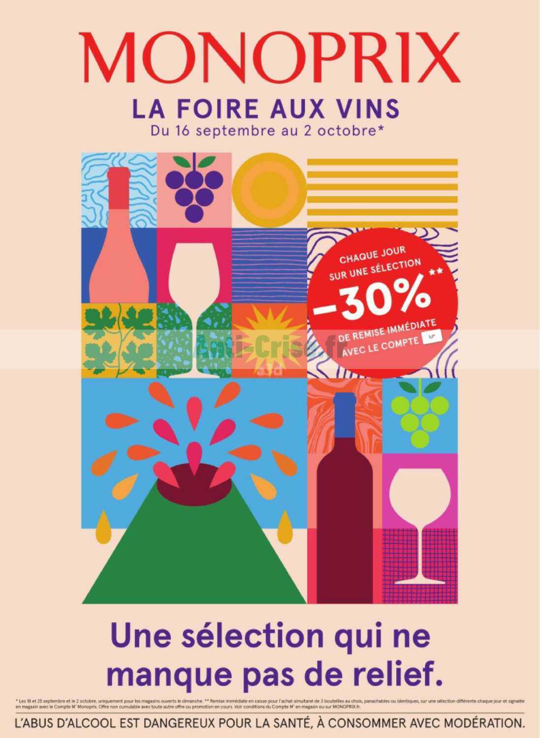 Foire Aux Vins Monoprix Septembre 2022