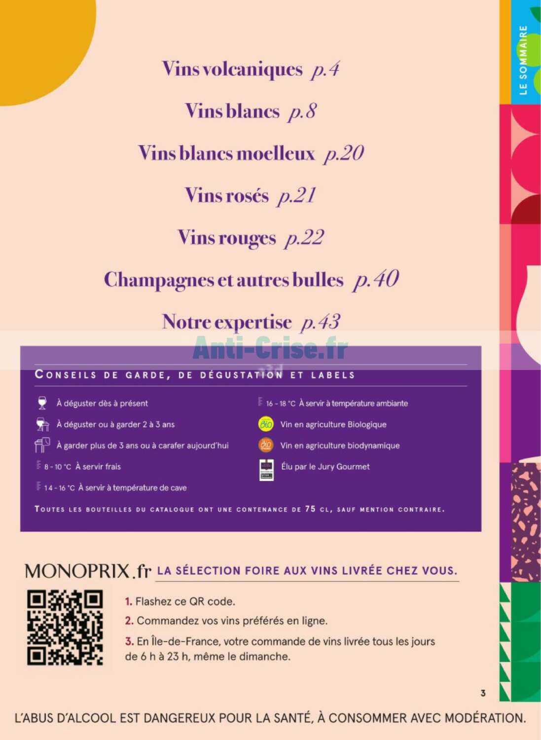 Foire Aux Vins Monoprix Septembre 2022 Anti-crise.fr | Catalogue Monoprix du 16 septembre au 02 octobre 2022 (Foire  aux Vins)MONOPRIX : le nouveau catalogue du 16 septembre au 02 octobre 2022  est disponible! Les nouvelles promos !