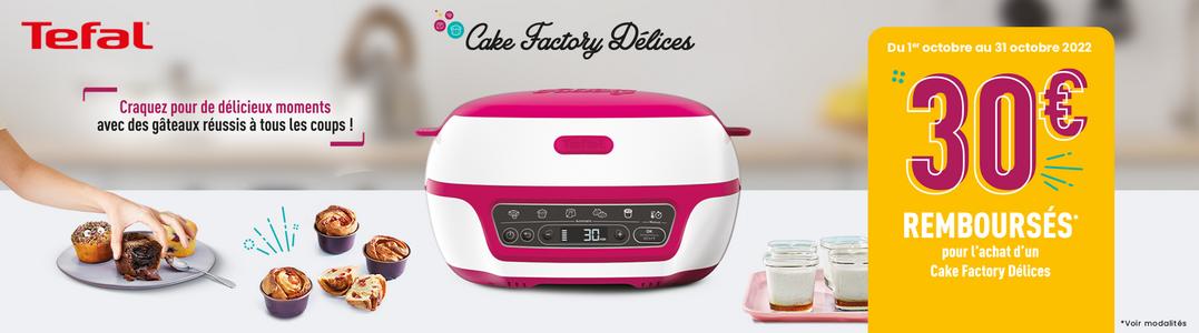 Tefal - Machine à gâteaux TEFAL Cake Factory Délices KD810112