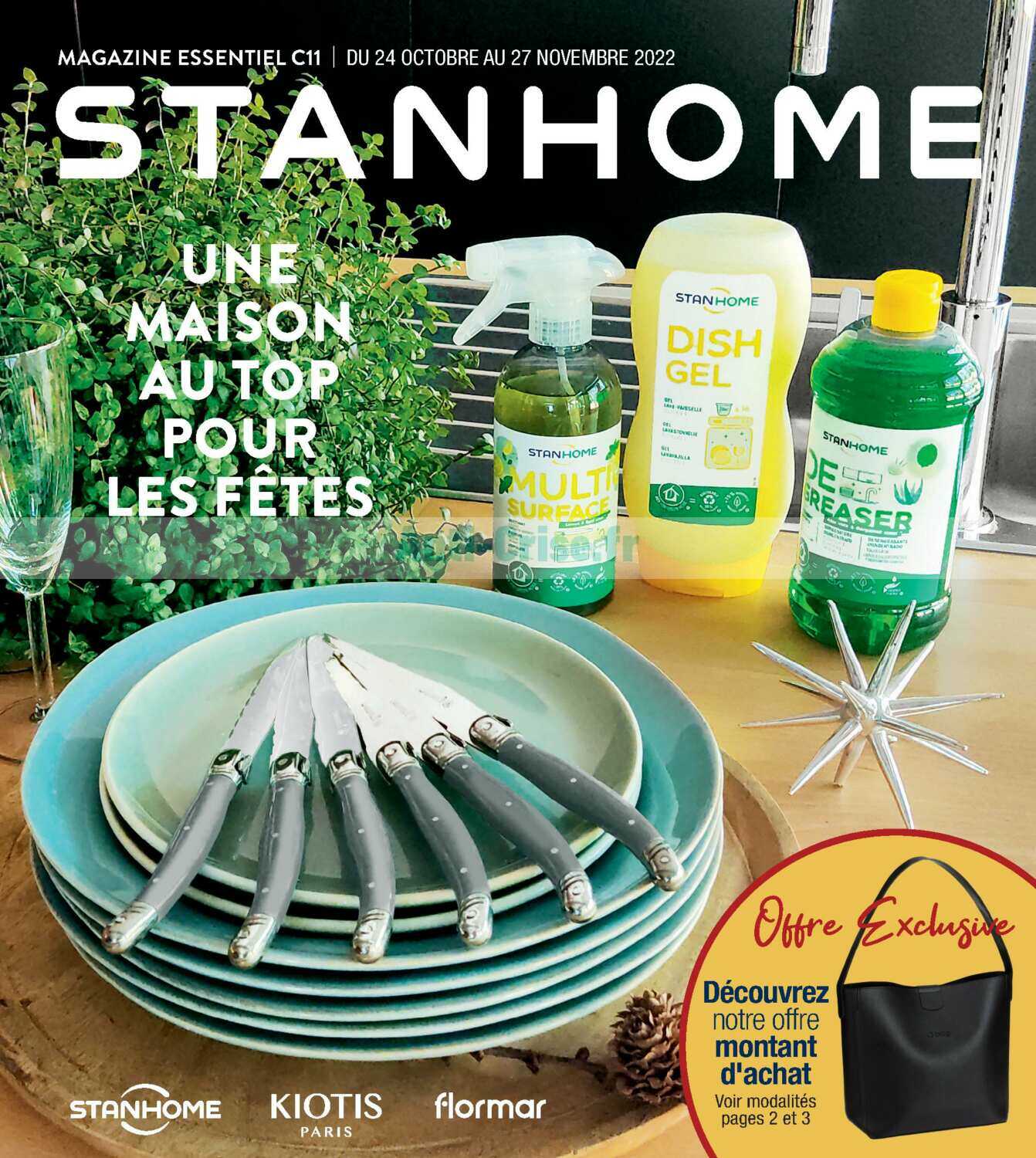 Catalogue Stanhome du 24 octobre au 27 novembre  2022STANHOME : le nouveau catalogue du 24 octobre au 27 novembre 2022 est  disponible! Que vous réserve le dernier catalogue ?