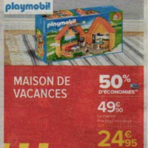 Jouet Famille Maison de Vacances PLAYMOBIL : le jouet à Prix Carrefour