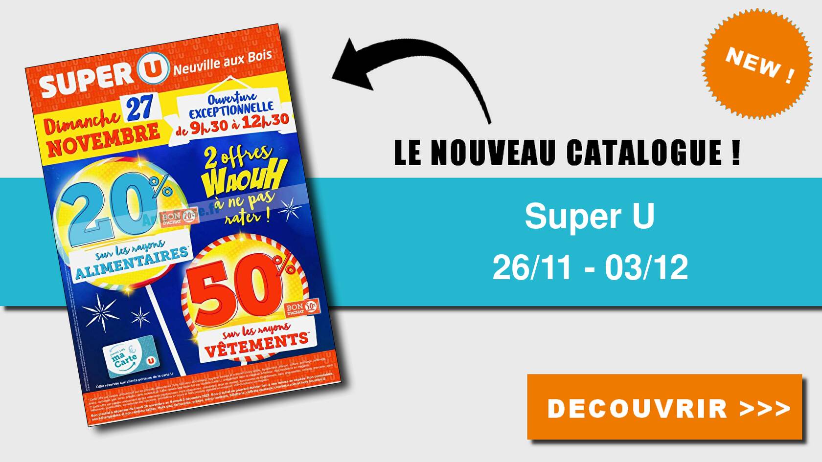 Anti Crisefr Catalogue Super U Du 26 Novembre Au 03 Décembre 2022 Neuville Au Boissuper U 