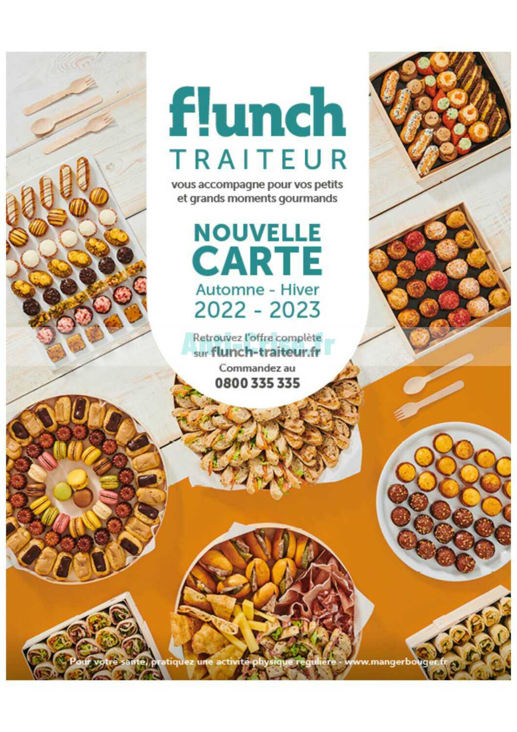 Anti-crise.fr | Catalogue Flunch du 16 novembre 2022 au 31 mars 2023FLUNCH  : le nouveau catalogue du 16 novembre 2022 au 31 mars 2023 est disponible!  Ne ratez pas les promos du catalogue.