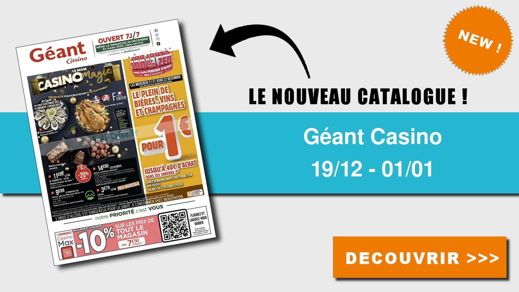 Galet Géant Casino ᐅ Promos et prix dans le catalogue de la semaine