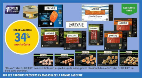 E.Leclerc Mayenne - ➡️La marque LABEYRIE vous apporte 30% de remise  immédiate sur tous les foies gras et ses accompagnements 😁🤩👍