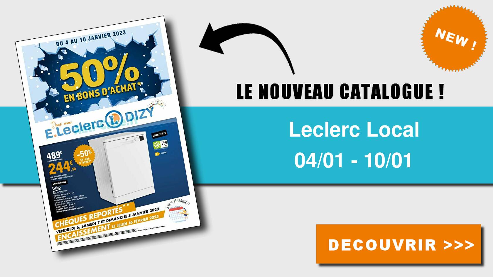 Anticrise.fr Catalogue Leclerc Local du 04 au 10 janvier 2023 (Dizy