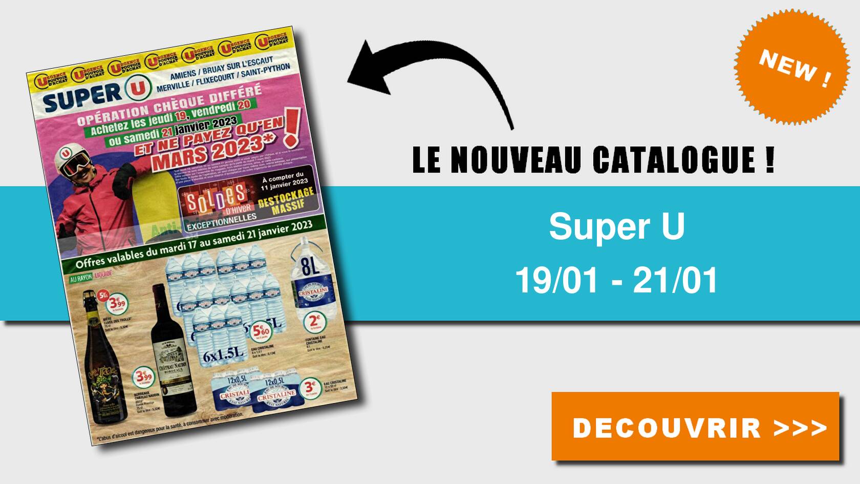 Anti Crisefr Catalogue Super U Du 19 Au 21 Janvier 2023 Depts 59 80super U Le Nouveau 