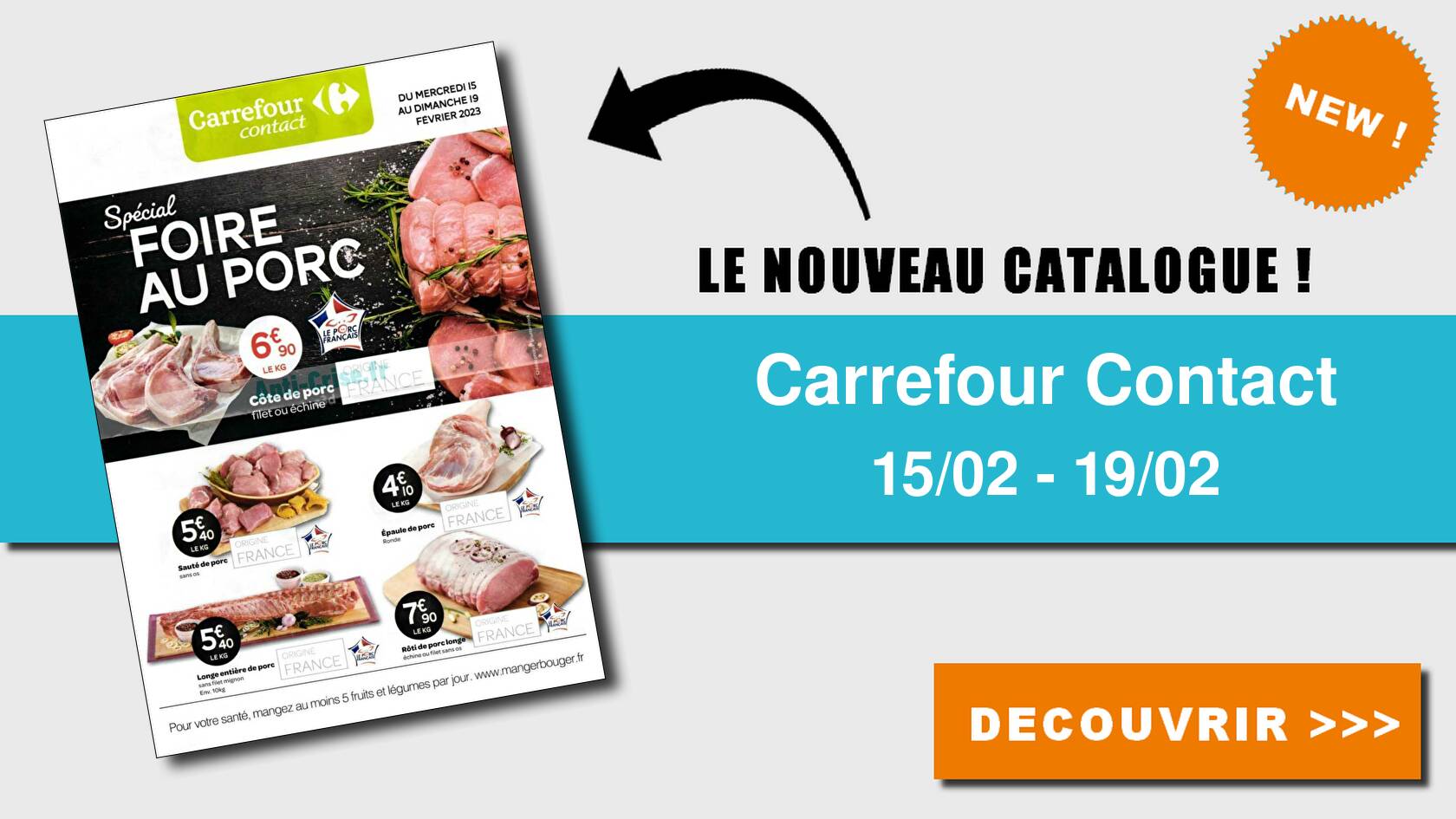 Anti-crise.fr | Catalogue Carrefour Contact du 15 au 19 février 2023