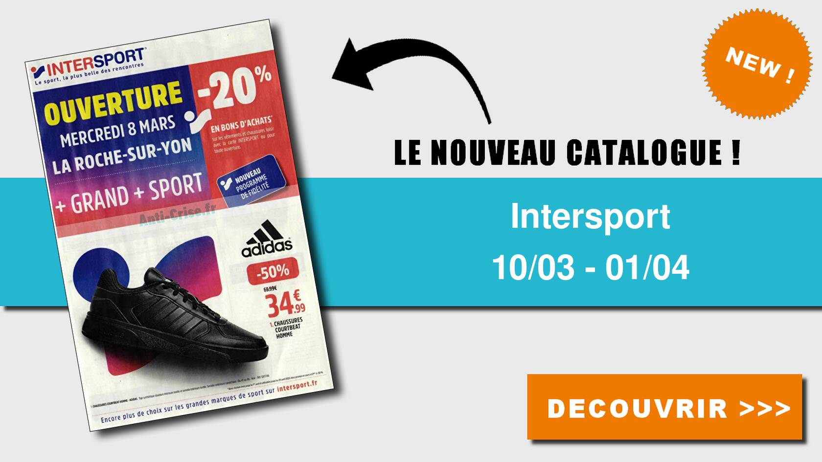 Intersport chaussure promo hot sale