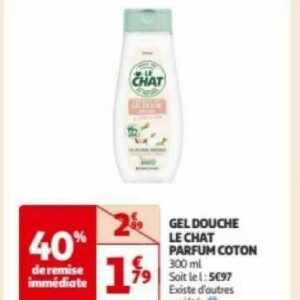 Anti Crise Fr Gel Douche Le Chat Chez Auchan Gel