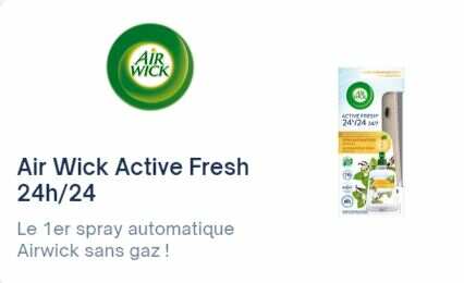Shopmium  Air Wick Active Fresh 24h/24