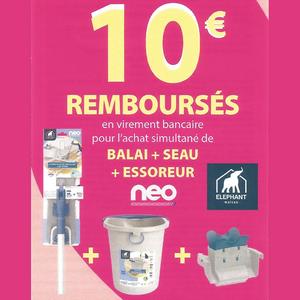 Kit complet tout en 1 Neo 3 Elephant balai + seau + essoreur