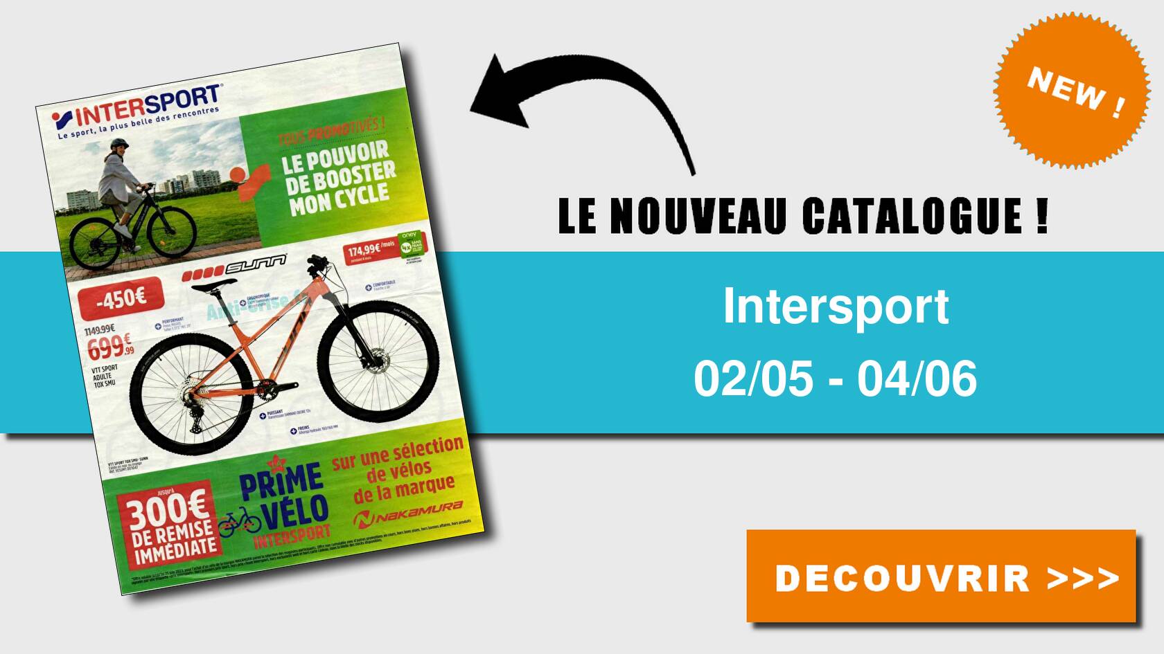 Intersport catalogue vélo new arrivals