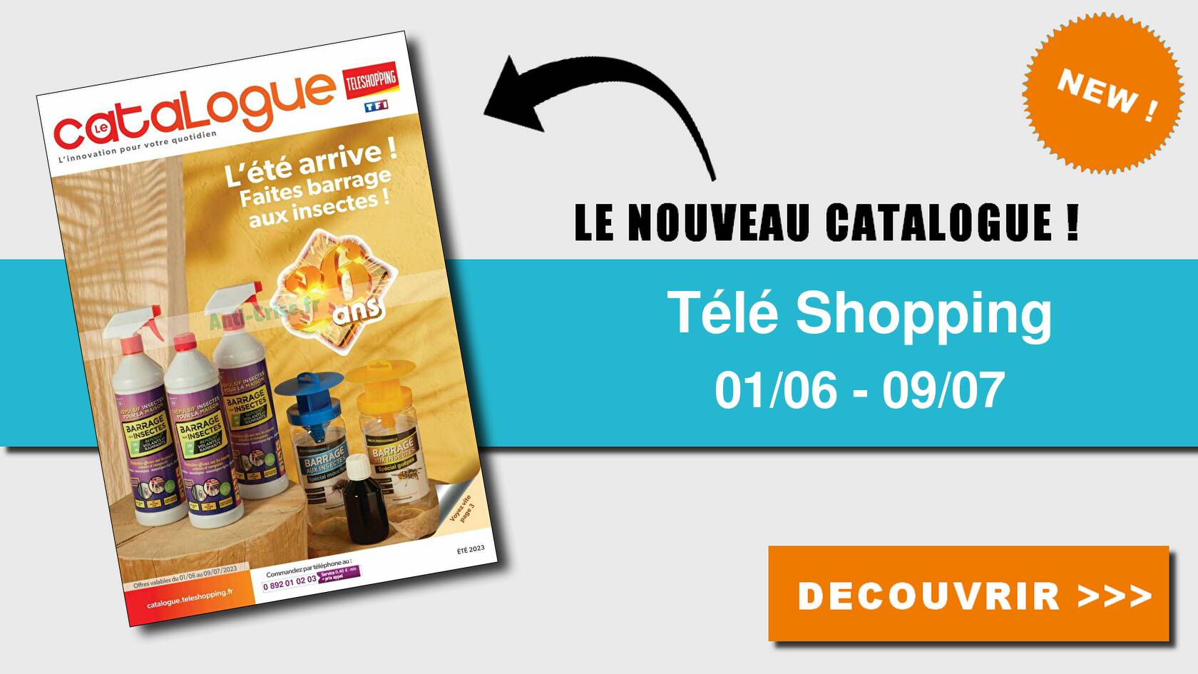 Catalogue Télé Shopping du 01 juin au 09 juillet 2023TéLé  SHOPPING : le nouveau catalogue du 01 juin au 09 juillet 2023 est  disponible! Ne ratez pas les promos du catalogue.