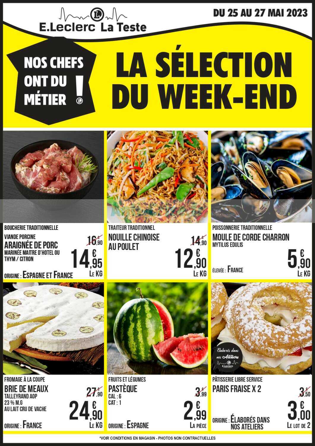 Anti-crise.fr | Catalogue Leclerc Local du 25 au 27 mai 2023 (La Teste) LECLERC LOCAL : le nouveau catalogue du 25 au 27 mai 2023 est disponible!  Ne ratez pas les promos du catalogue.