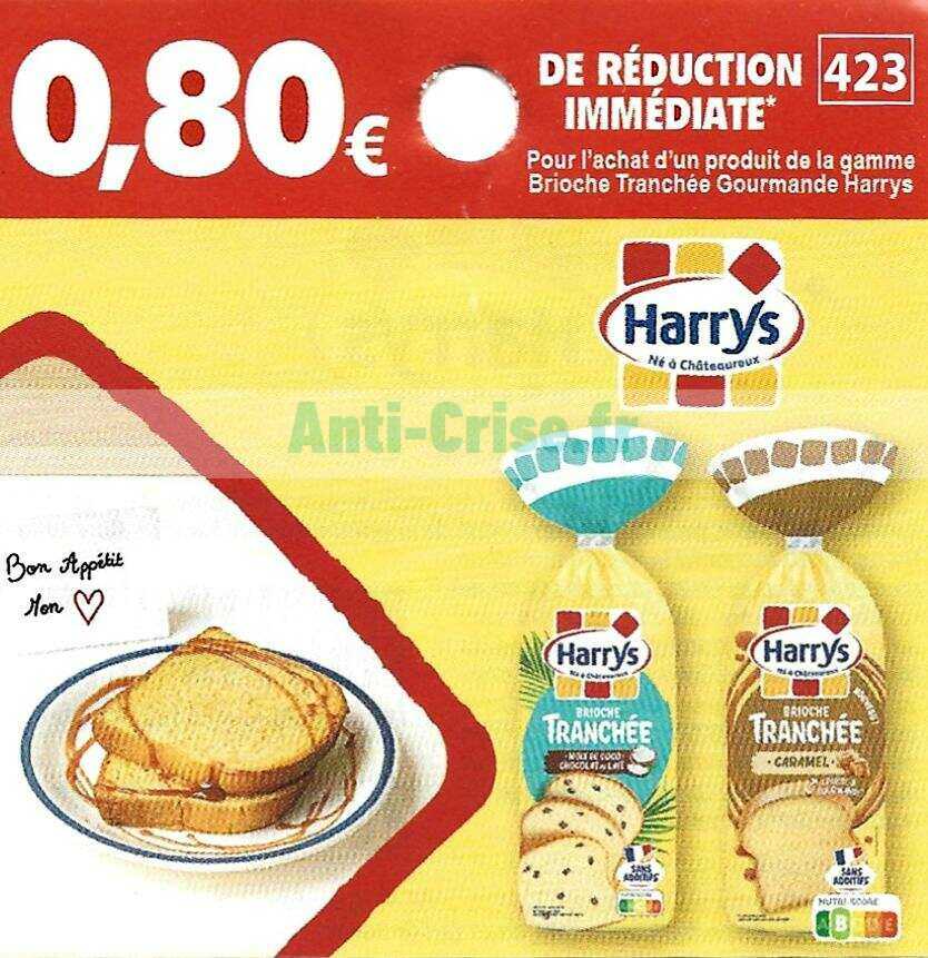 Brioche tranchee caramel - Harrys - 450 g