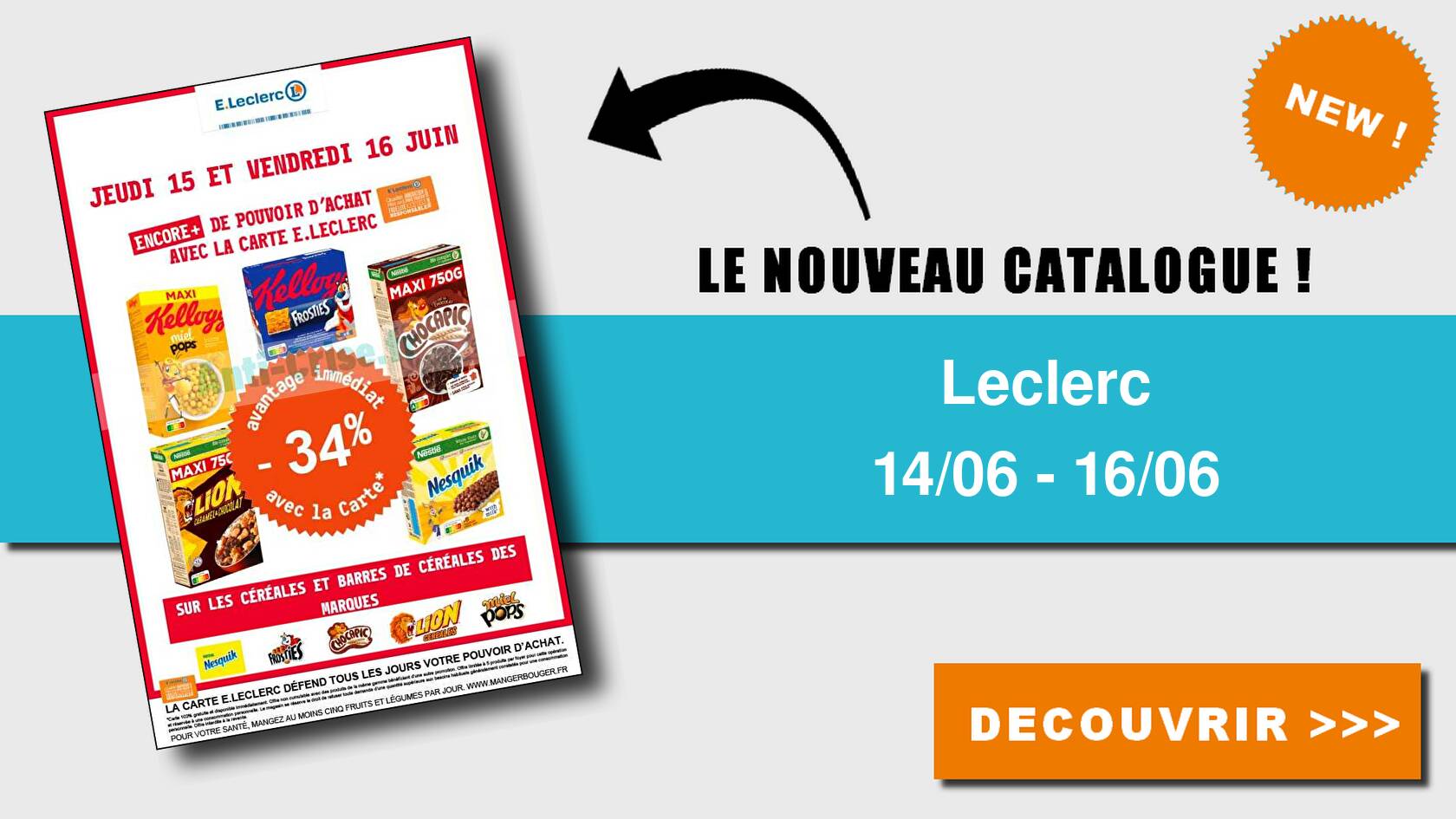 Anticrise.fr Catalogue Leclerc du 14 au 16 juin 2023 (Offres de la
